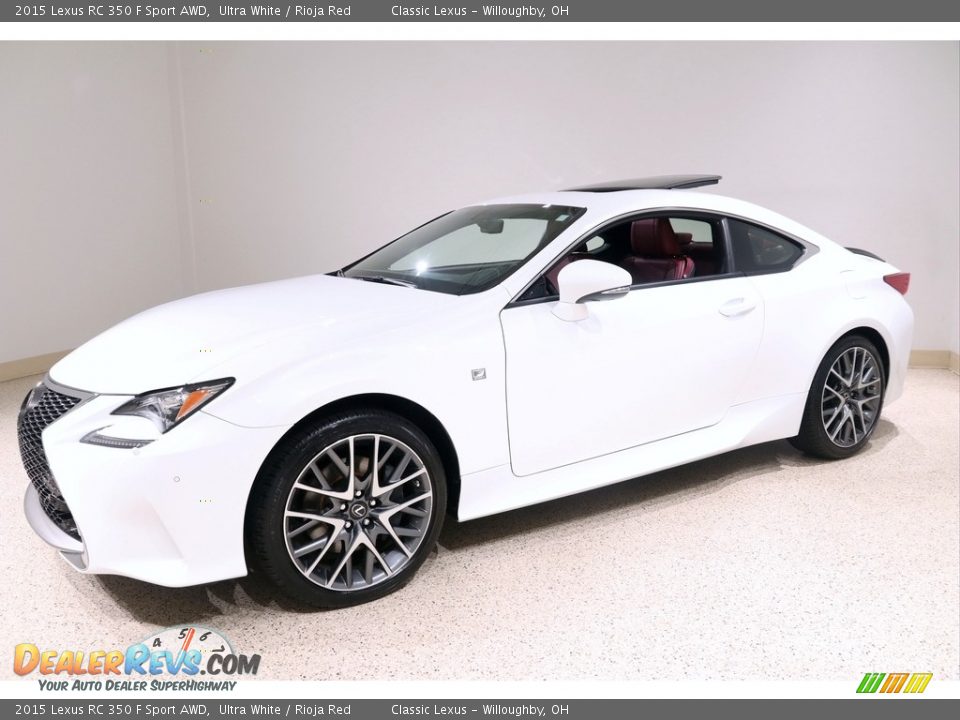 Ultra White 2015 Lexus RC 350 F Sport AWD Photo #3