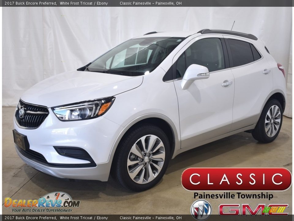 2017 Buick Encore Preferred White Frost Tricoat / Ebony Photo #1