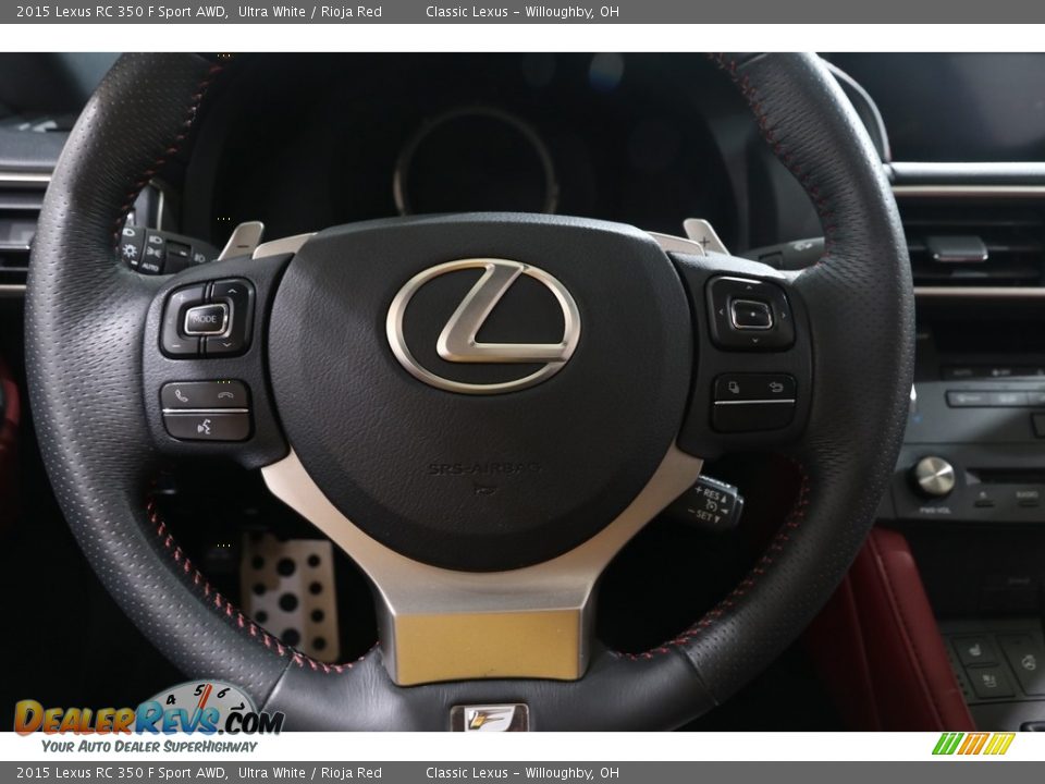 2015 Lexus RC 350 F Sport AWD Steering Wheel Photo #9