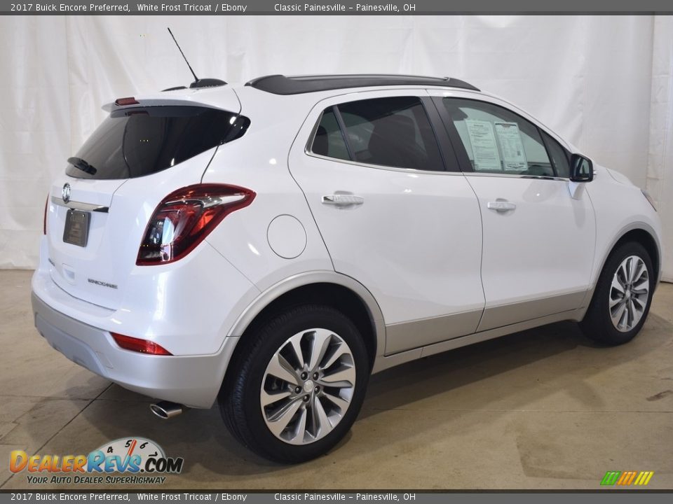 2017 Buick Encore Preferred White Frost Tricoat / Ebony Photo #2