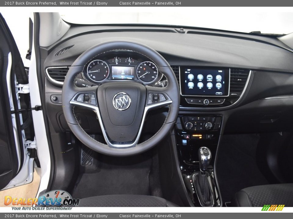 2017 Buick Encore Preferred White Frost Tricoat / Ebony Photo #12