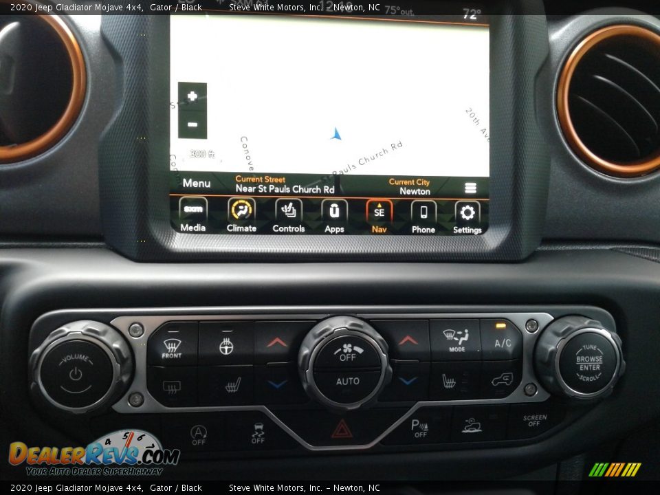 2020 Jeep Gladiator Mojave 4x4 Gator / Black Photo #31