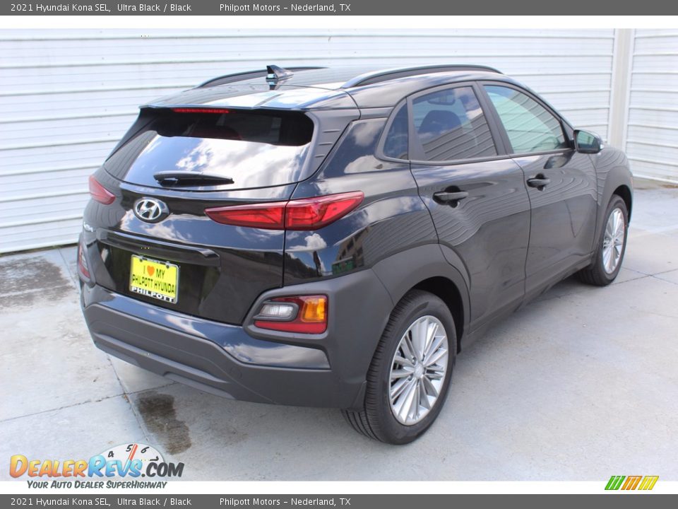 2021 Hyundai Kona SEL Ultra Black / Black Photo #8