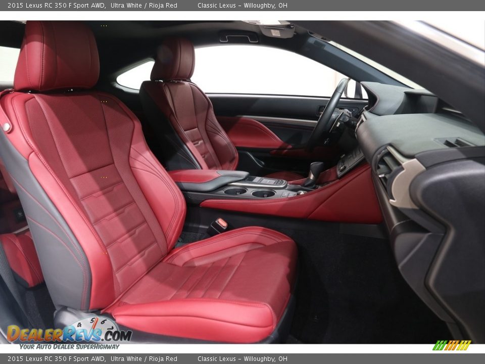 Front Seat of 2015 Lexus RC 350 F Sport AWD Photo #29