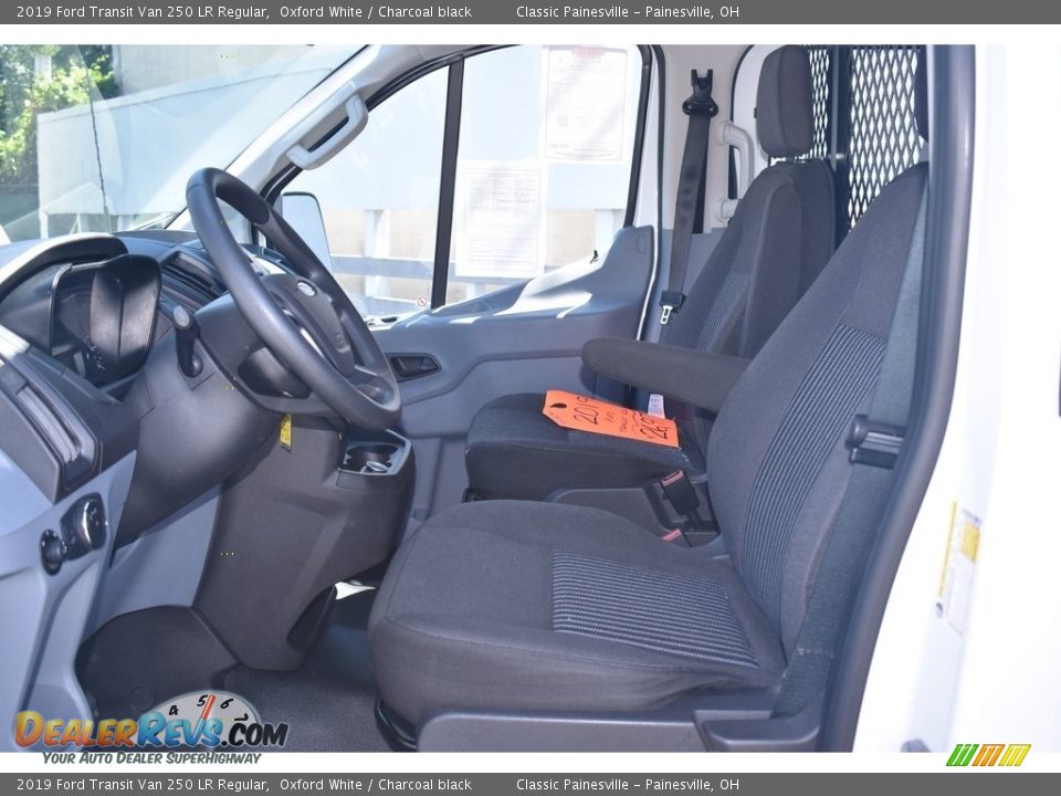 2019 Ford Transit Van 250 LR Regular Oxford White / Charcoal black Photo #6