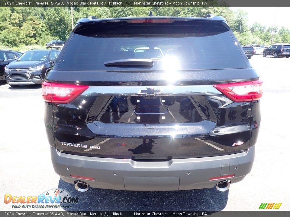 2020 Chevrolet Traverse RS AWD Mosaic Black Metallic / Jet Black Photo #5