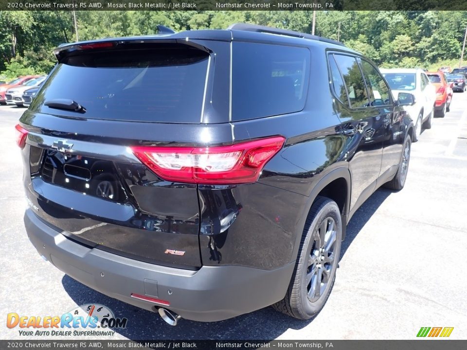 2020 Chevrolet Traverse RS AWD Mosaic Black Metallic / Jet Black Photo #6