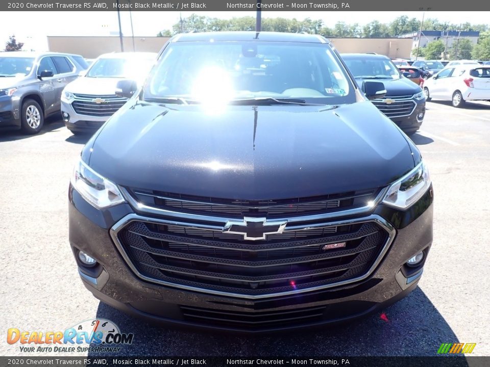 2020 Chevrolet Traverse RS AWD Mosaic Black Metallic / Jet Black Photo #9