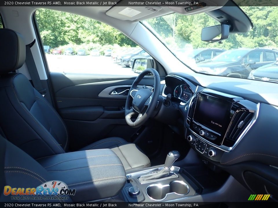 2020 Chevrolet Traverse RS AWD Mosaic Black Metallic / Jet Black Photo #11