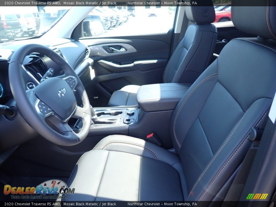 2020 Chevrolet Traverse RS AWD Mosaic Black Metallic / Jet Black Photo #15