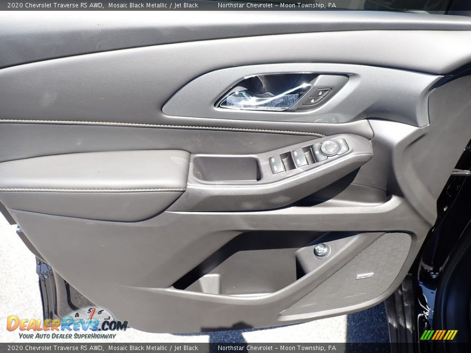2020 Chevrolet Traverse RS AWD Mosaic Black Metallic / Jet Black Photo #16