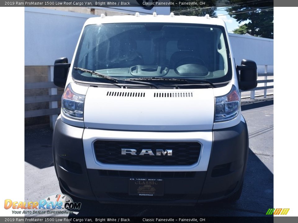 2019 Ram ProMaster 1500 Low Roof Cargo Van Bright White / Black Photo #4