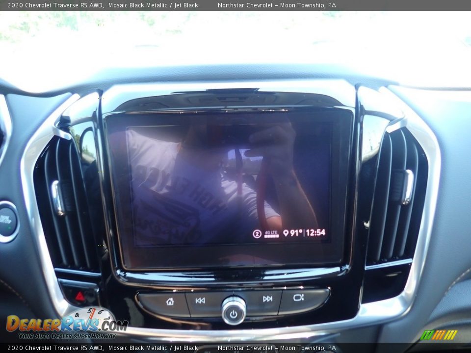 2020 Chevrolet Traverse RS AWD Mosaic Black Metallic / Jet Black Photo #18