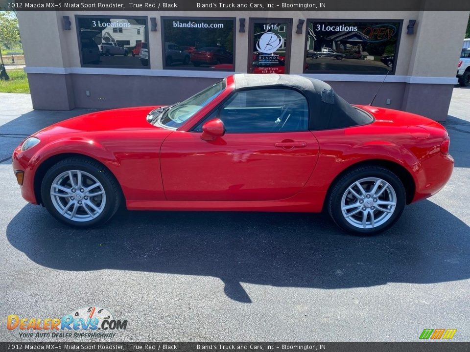 2012 Mazda MX-5 Miata Sport Roadster True Red / Black Photo #1