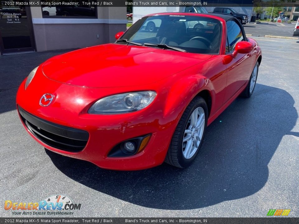 2012 Mazda MX-5 Miata Sport Roadster True Red / Black Photo #2