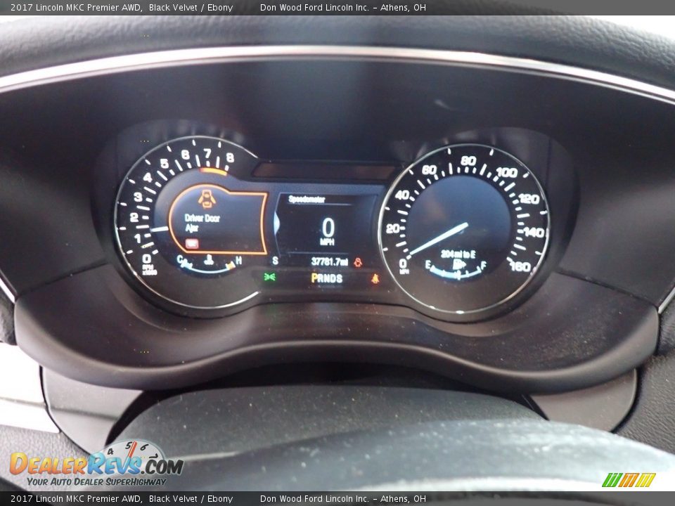 2017 Lincoln MKC Premier AWD Black Velvet / Ebony Photo #28