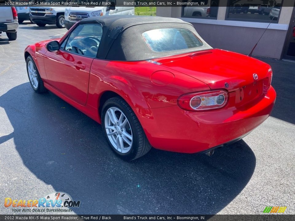 2012 Mazda MX-5 Miata Sport Roadster True Red / Black Photo #3