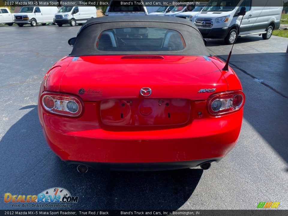 2012 Mazda MX-5 Miata Sport Roadster True Red / Black Photo #4