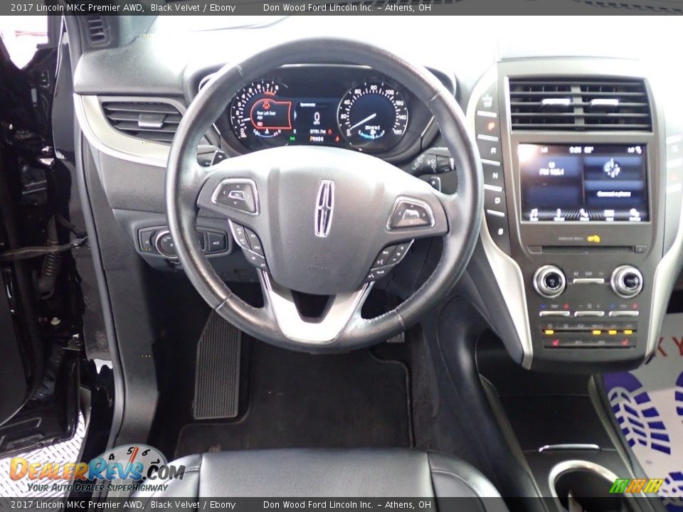 2017 Lincoln MKC Premier AWD Black Velvet / Ebony Photo #30
