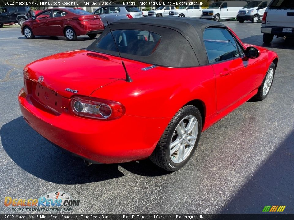 2012 Mazda MX-5 Miata Sport Roadster True Red / Black Photo #5