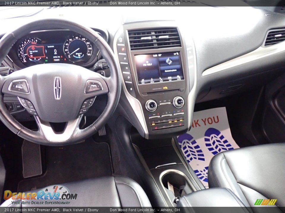 2017 Lincoln MKC Premier AWD Black Velvet / Ebony Photo #31
