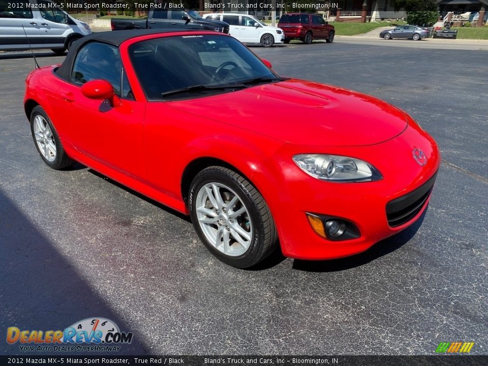 2012 Mazda MX-5 Miata Sport Roadster True Red / Black Photo #6