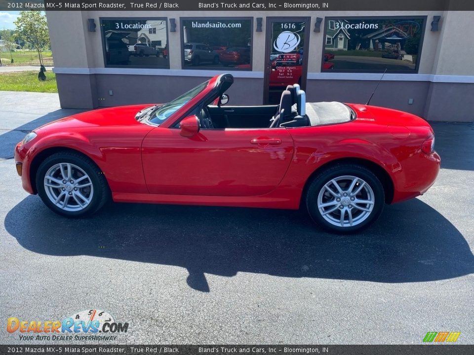 2012 Mazda MX-5 Miata Sport Roadster True Red / Black Photo #8