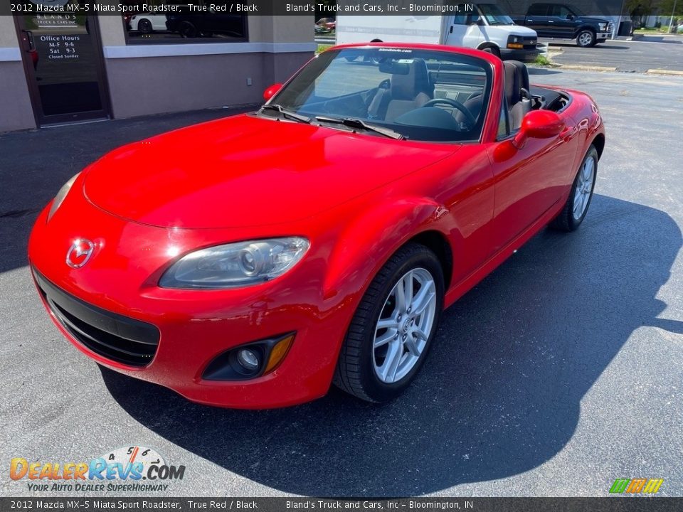 2012 Mazda MX-5 Miata Sport Roadster True Red / Black Photo #9