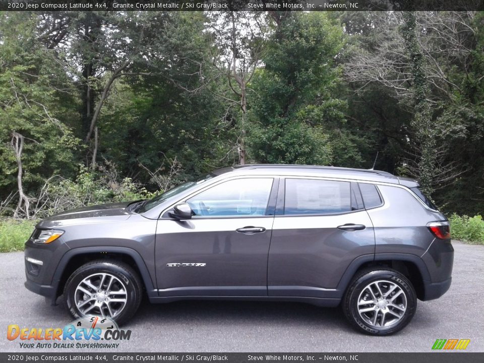 2020 Jeep Compass Latitude 4x4 Granite Crystal Metallic / Ski Gray/Black Photo #1