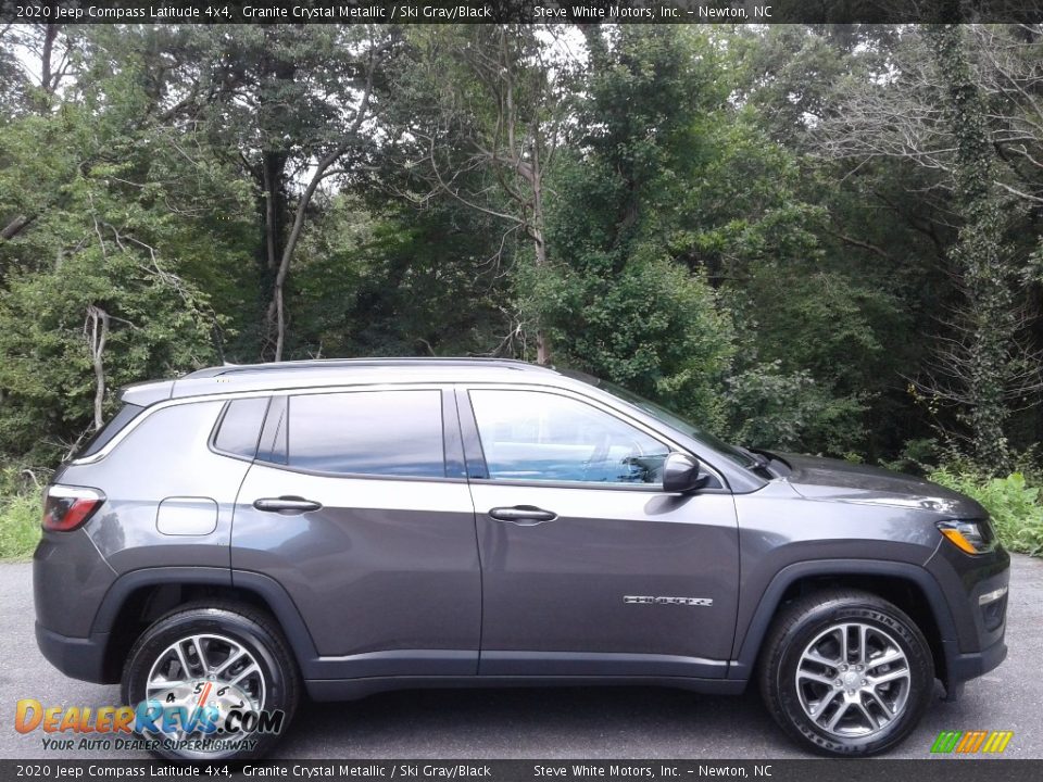 2020 Jeep Compass Latitude 4x4 Granite Crystal Metallic / Ski Gray/Black Photo #5