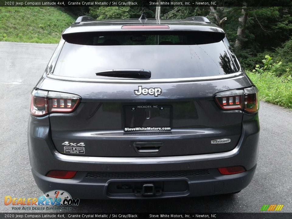 2020 Jeep Compass Latitude 4x4 Granite Crystal Metallic / Ski Gray/Black Photo #7