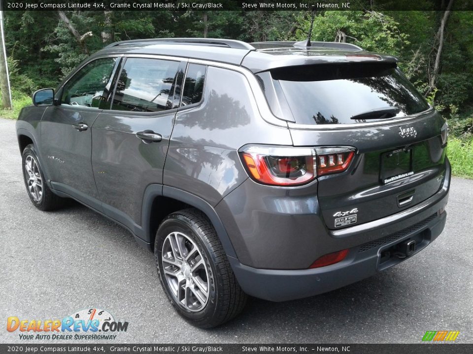 2020 Jeep Compass Latitude 4x4 Granite Crystal Metallic / Ski Gray/Black Photo #8