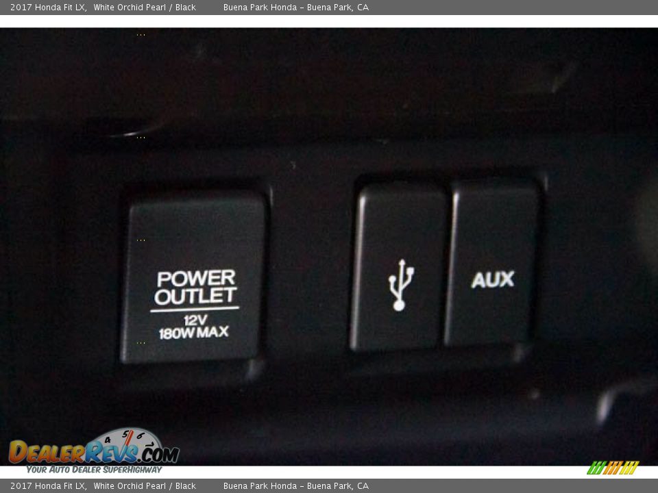 2017 Honda Fit LX White Orchid Pearl / Black Photo #14