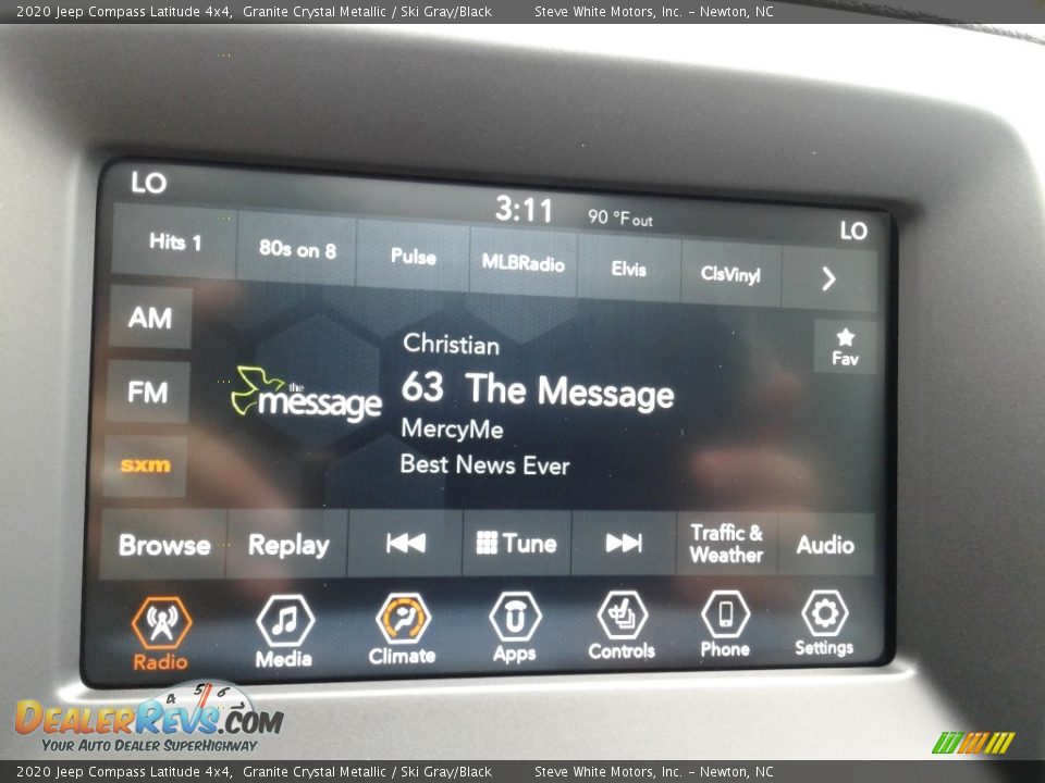 2020 Jeep Compass Latitude 4x4 Granite Crystal Metallic / Ski Gray/Black Photo #21