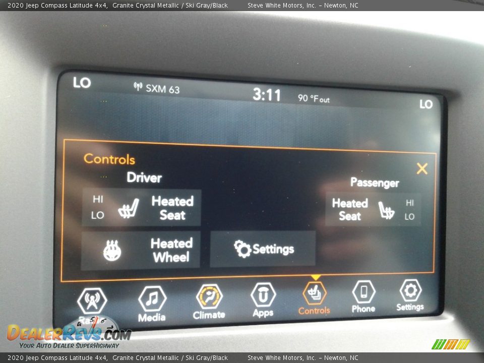 2020 Jeep Compass Latitude 4x4 Granite Crystal Metallic / Ski Gray/Black Photo #22