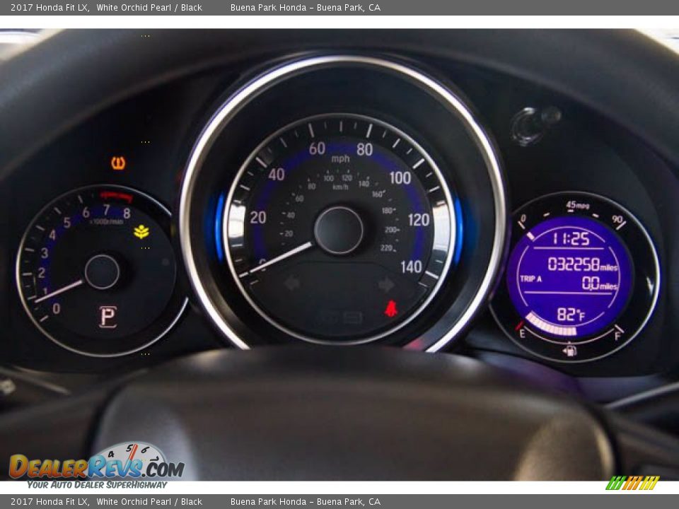 2017 Honda Fit LX White Orchid Pearl / Black Photo #24