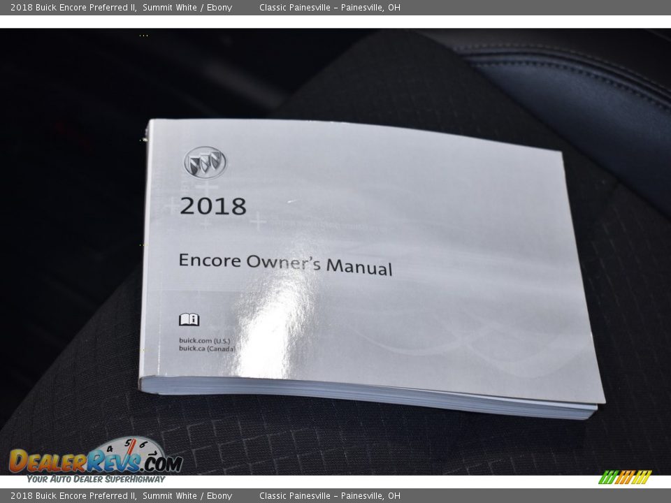 2018 Buick Encore Preferred II Summit White / Ebony Photo #17