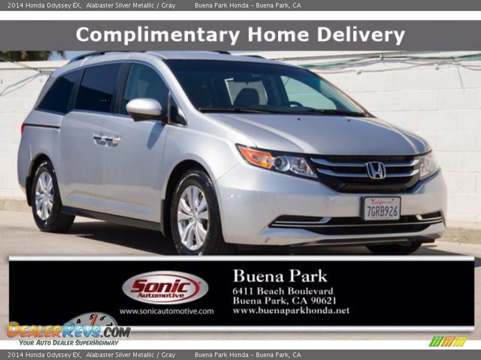 2014 Honda Odyssey EX Alabaster Silver Metallic / Gray Photo #1