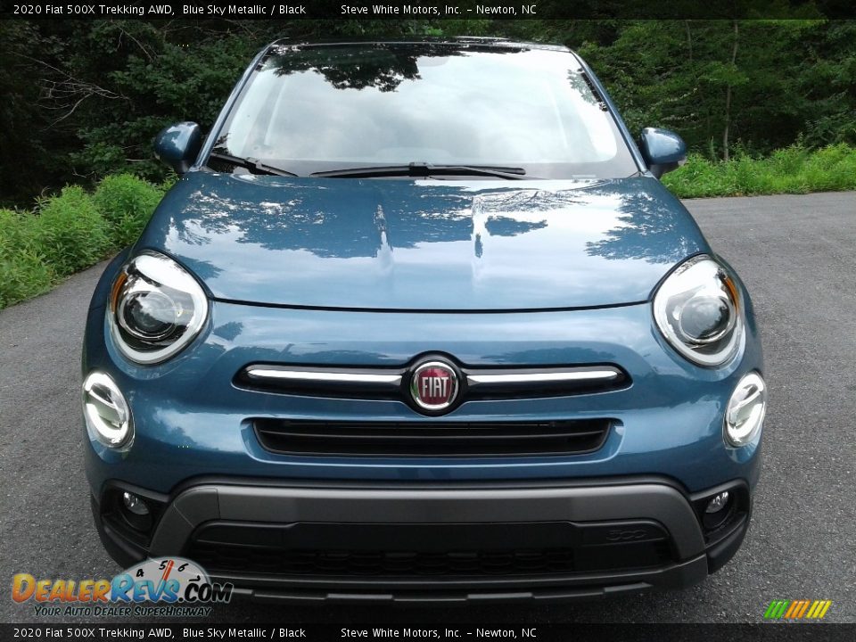 Blue Sky Metallic 2020 Fiat 500X Trekking AWD Photo #3