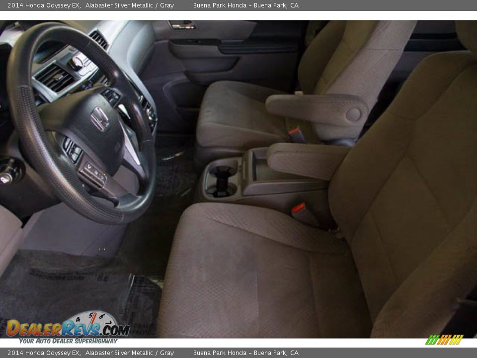 2014 Honda Odyssey EX Alabaster Silver Metallic / Gray Photo #3