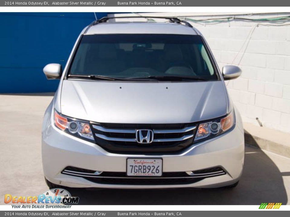 2014 Honda Odyssey EX Alabaster Silver Metallic / Gray Photo #7