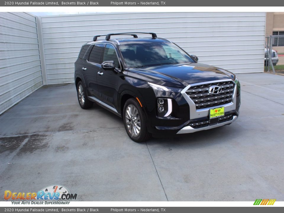 2020 Hyundai Palisade Limited Becketts Black / Black Photo #2