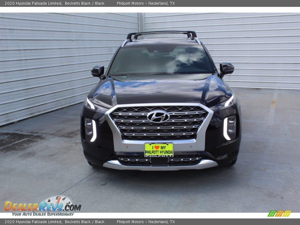 2020 Hyundai Palisade Limited Becketts Black / Black Photo #3