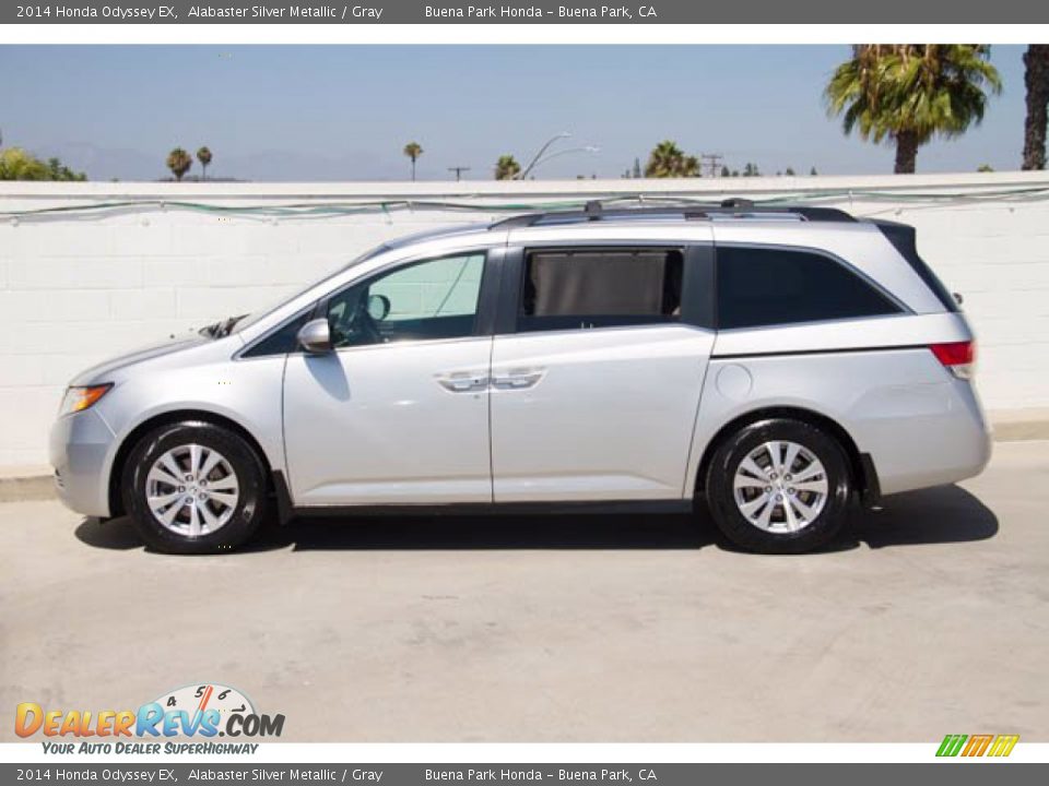 2014 Honda Odyssey EX Alabaster Silver Metallic / Gray Photo #10