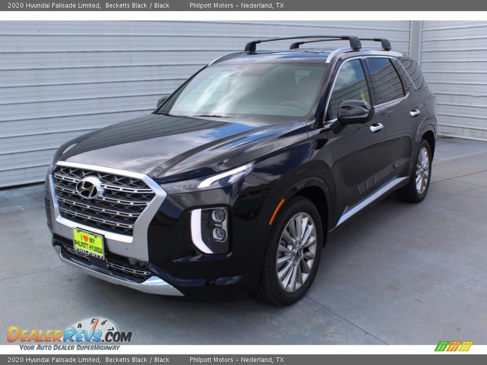 2020 Hyundai Palisade Limited Becketts Black / Black Photo #4