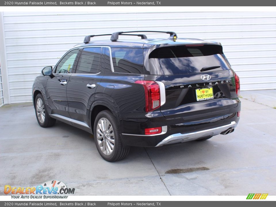 2020 Hyundai Palisade Limited Becketts Black / Black Photo #6