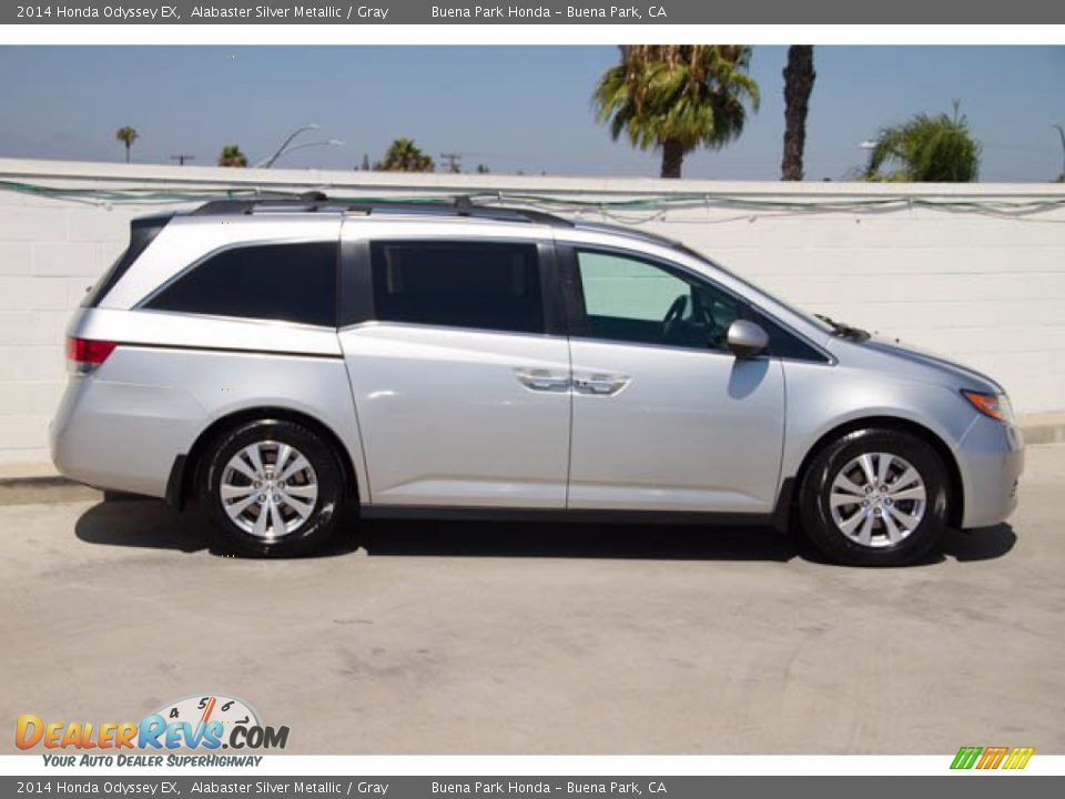 2014 Honda Odyssey EX Alabaster Silver Metallic / Gray Photo #14