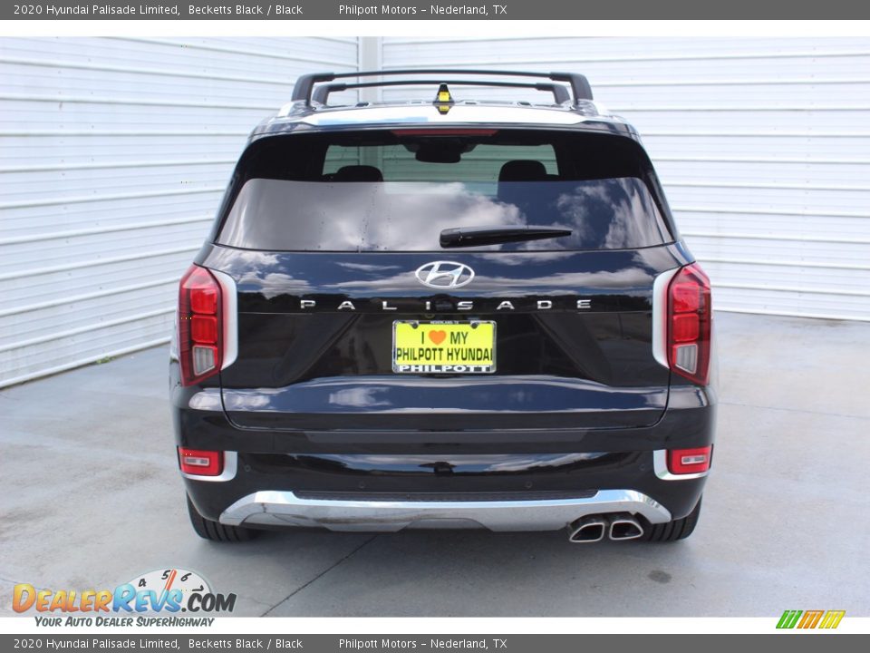 2020 Hyundai Palisade Limited Becketts Black / Black Photo #7