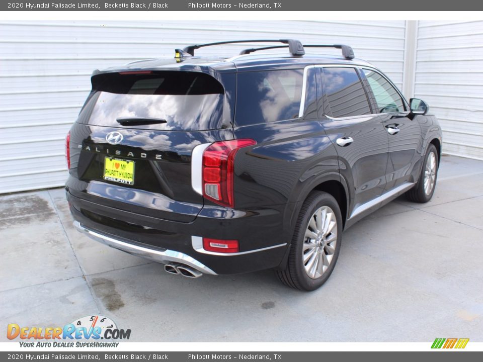 2020 Hyundai Palisade Limited Becketts Black / Black Photo #8