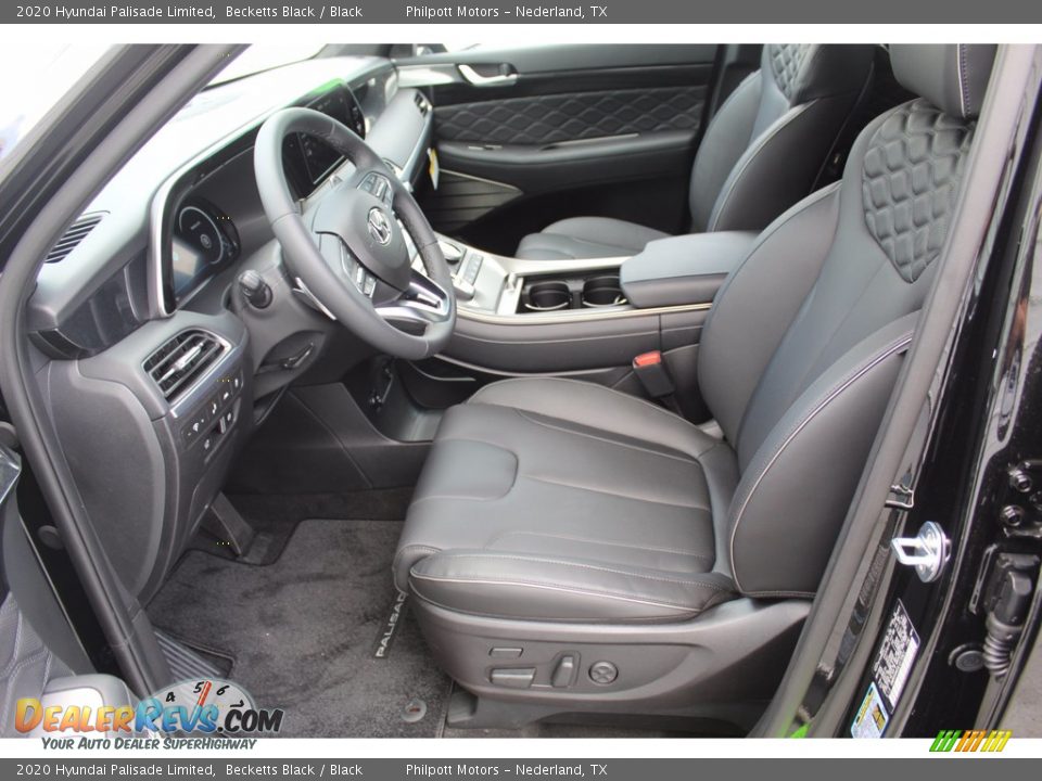 2020 Hyundai Palisade Limited Becketts Black / Black Photo #10